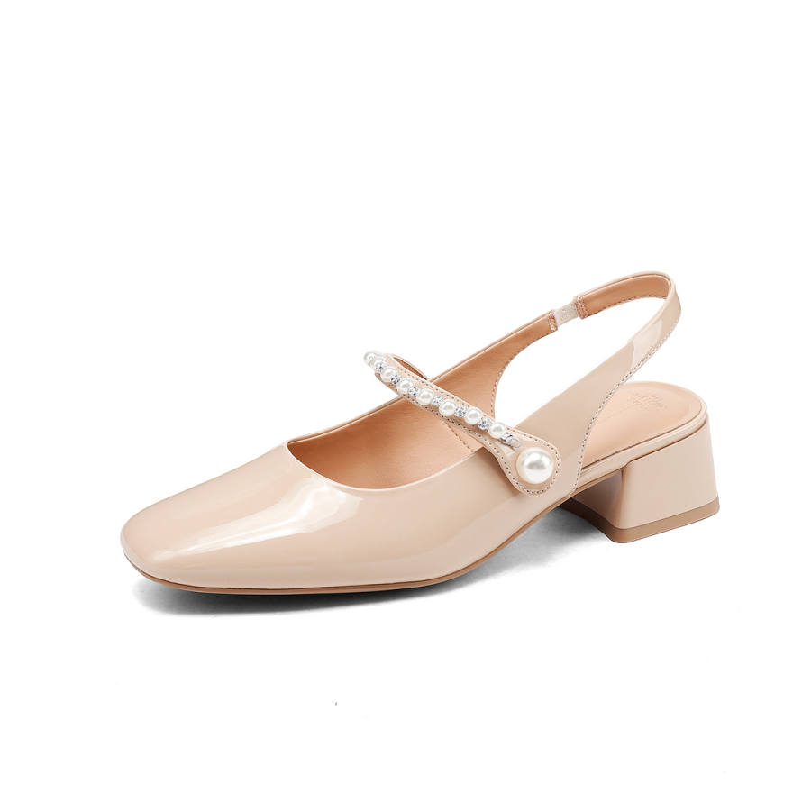 FMM High Heels Women's Ecru/Apricot