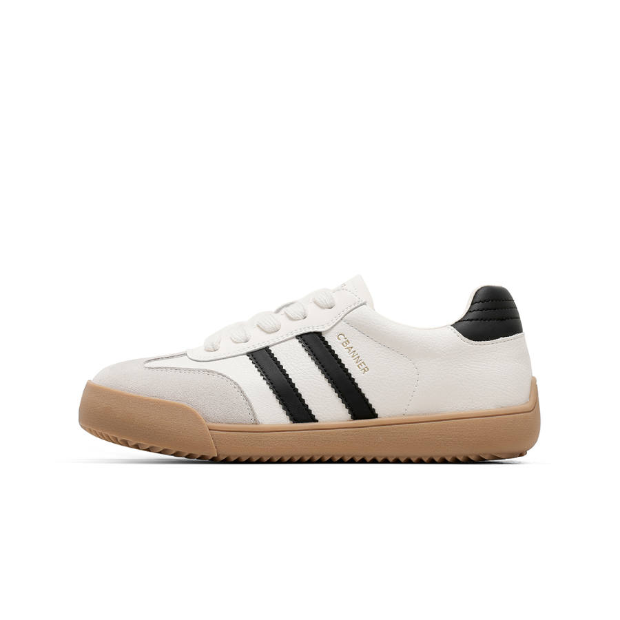 C°BANNER Low top Skateboard Shoes Women's Beige Black