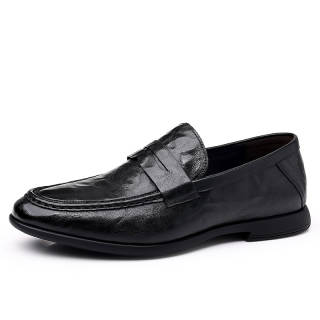 Xiwencha Top Grain Cow Leather Loafers Men's