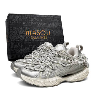 Masongarments Cage Collection Cushioning Abrasion Resistant Breathable Lightweight Height Increasing Low top
