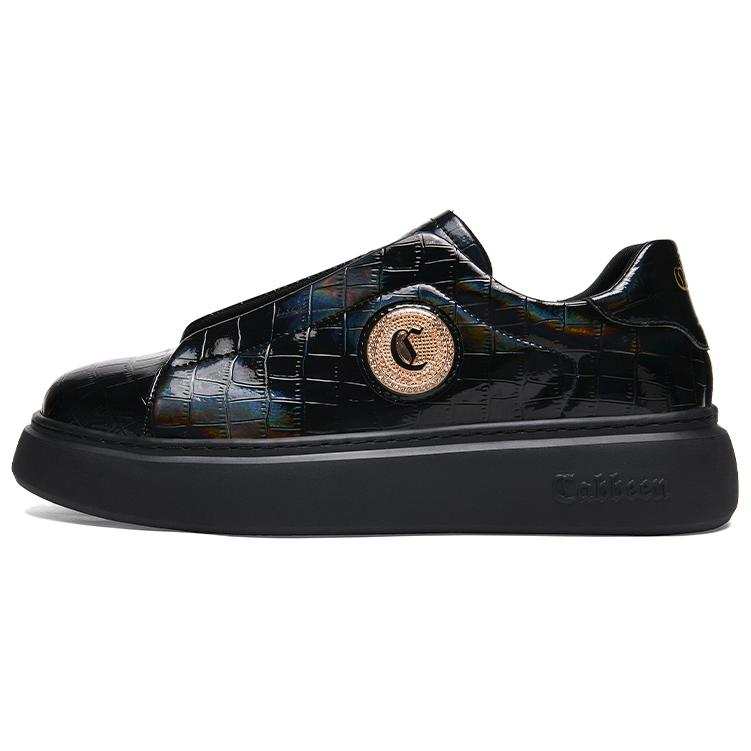 Cabbeen Cabbeen Microfiber Leather Breathable Low top Skateboard Shoes Men's