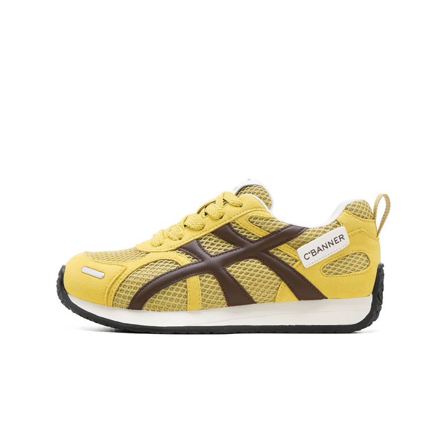 C°BANNER Fabric Abrasion Resistant Low top Casual Shoes Women's Yellow
