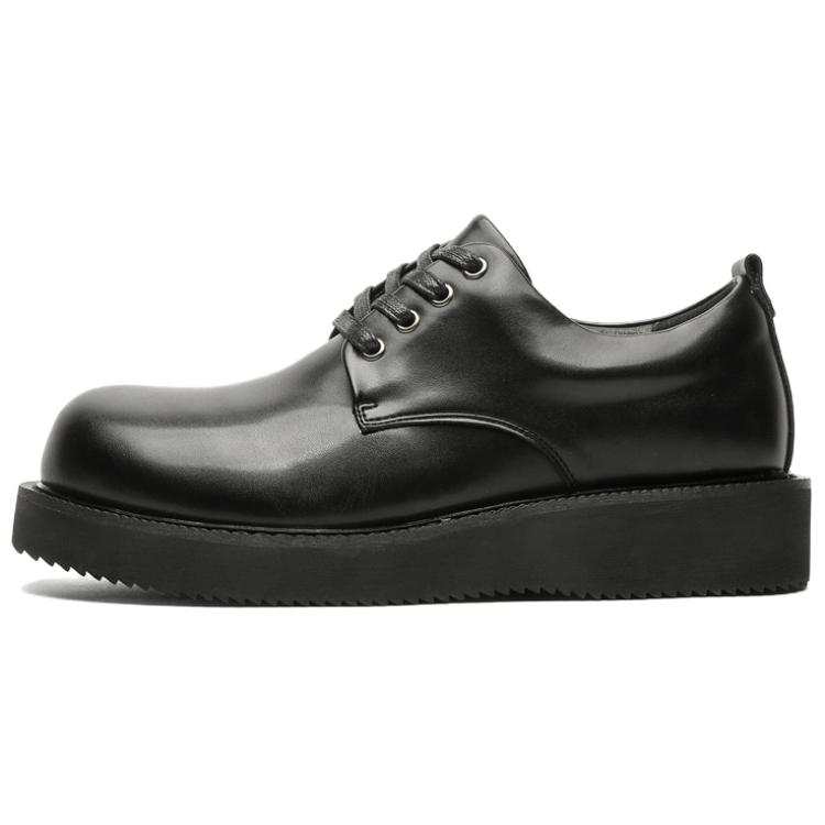 WEISHIBANGWEI WEISHIBANGWEI Casual Leather Shoes Men's Black