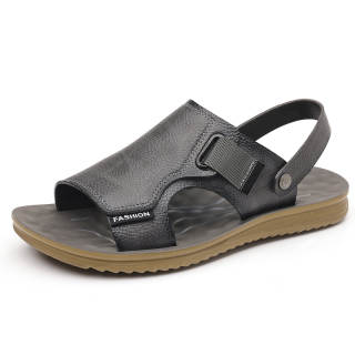 EGCHI Beach Sandals Men's Gray/Brown/Black