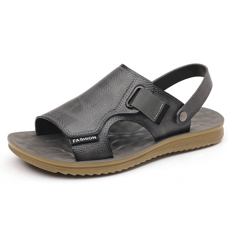 EGCHI EGCHI Beach Sandals Men's Gray/Brown/Black