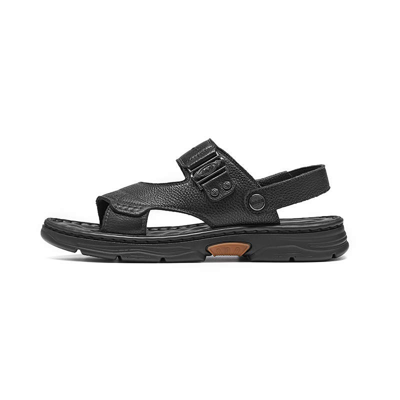 RED DRAGONFLY Cow Leather Beach Sandals Men's