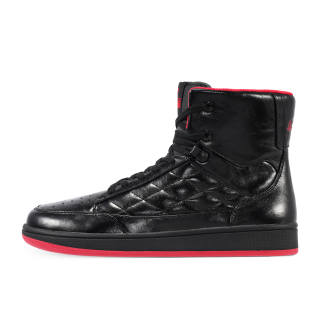 SOULSFENG Slip Resistant Abrasion Resistant Slip Resistant Abrasion Resistant High top Skateboard Shoes Men's Black