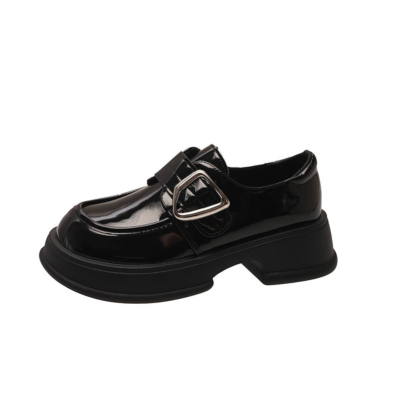 GONGNIULEITING Pu Casual Shoes Women's Black
