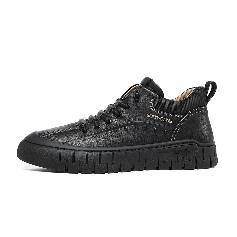 SEPTWOLVES Abrasion Resistant Mid top Skateboard Shoes Men's HD