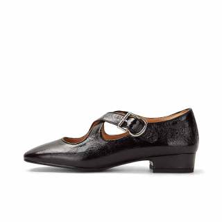 SHOEMAKER QUEEN Top Grain Cow Leather Mary Jane Shoes Women's