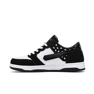 Vandytheburger Skateboard Shoes Unisex Low Top Black