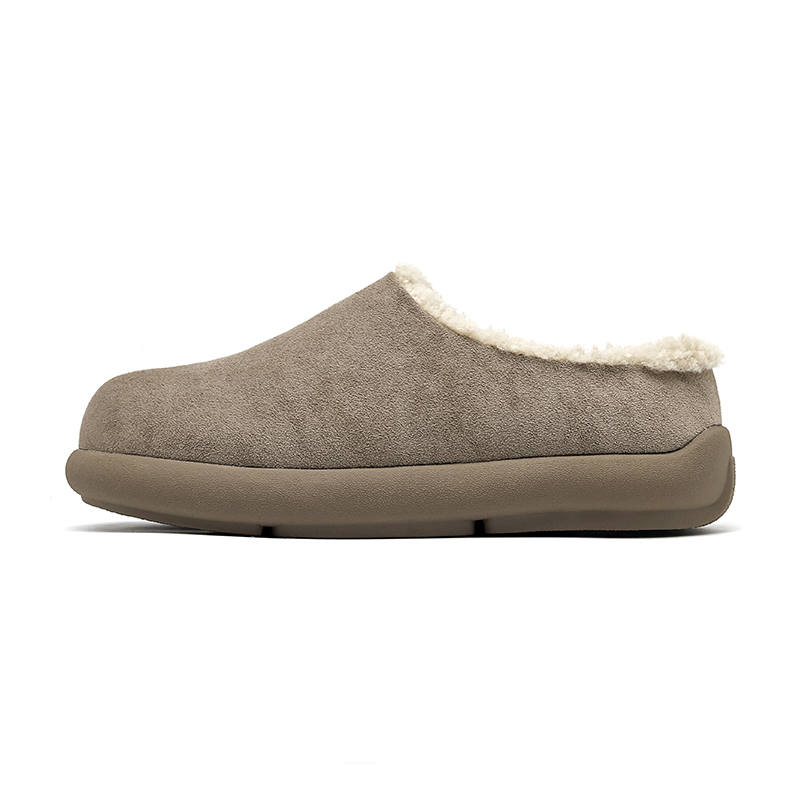 MODENGPAN MODENGPAN Fleece Lined Versatile Closed Toe Slippers Unisex