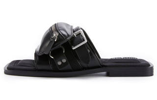 Untitlab Vintage Slide Slippers Unisex Black