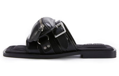Untitlab Vintage Slide Slippers Unisex Black
