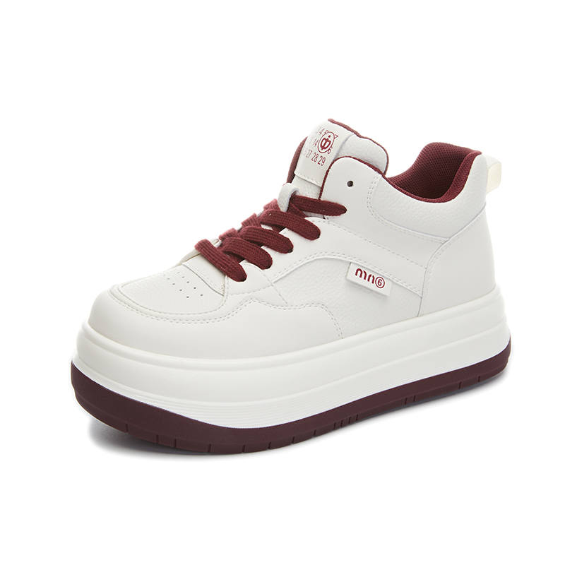 YOUYUSHI Cow Split Leather Breathable Low top Skateboard Shoes Women's