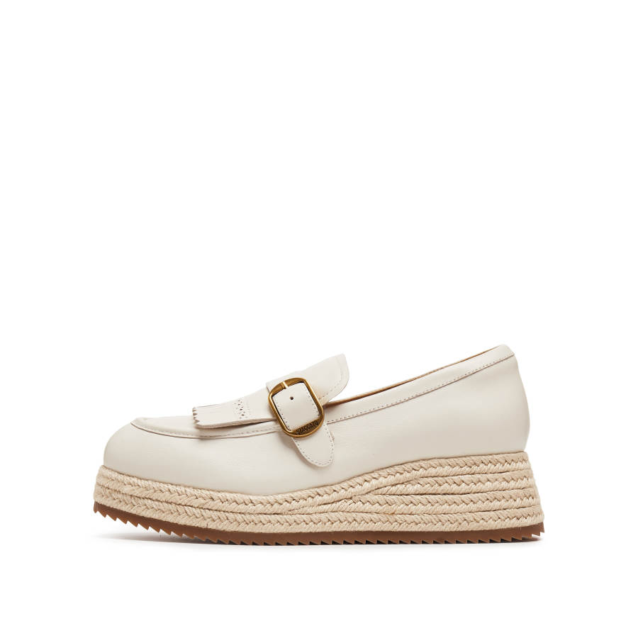 Staccato Vintage Espadrilles Casual Shoes Women's Butter Ecru