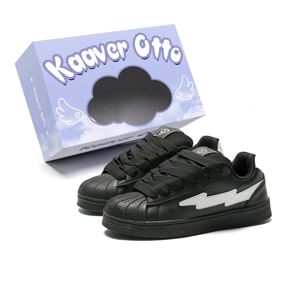 KAAVER OTTO Microfiber Leather Abrasion Resistant Lightweight Breathable Support Height Increasing Low top