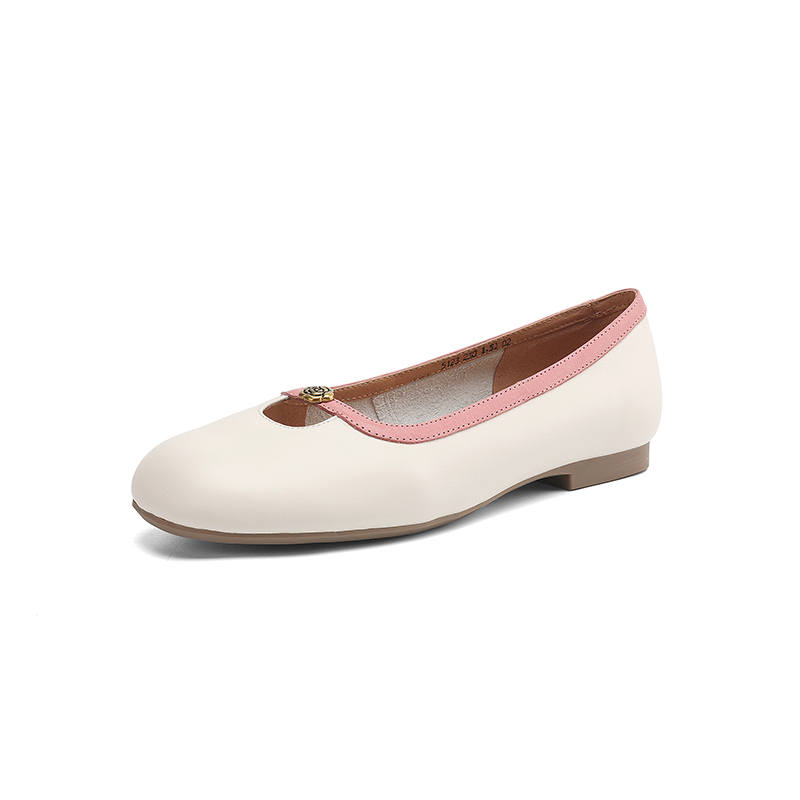 HONGYANGLIN Top Grain Cow Leather Casual Shoes Women's