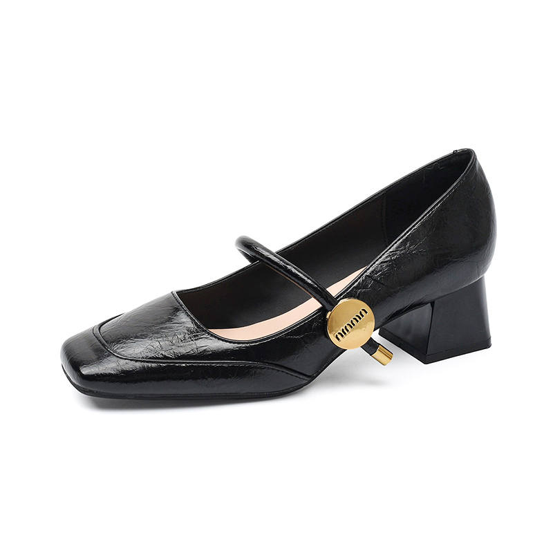 WESTLINK Chunky Heel Mary Jane Shoes Women's