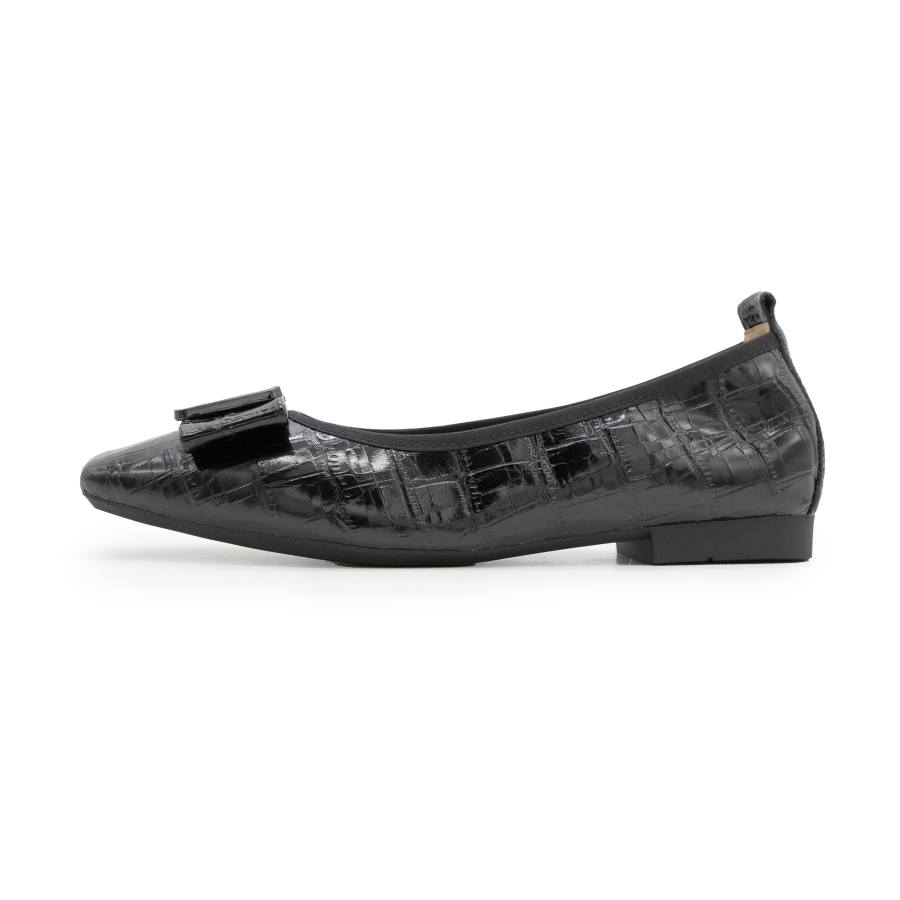 FED Patent Leather Casual Shoes 1.5cm Women's Black