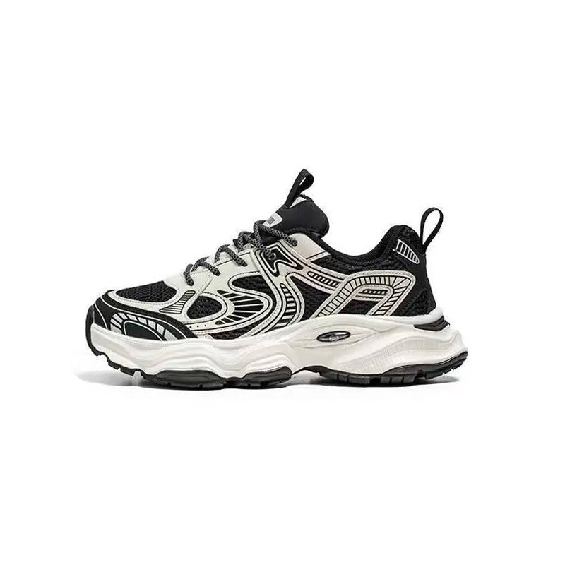NMR NMR Mesh, Synthetic Leather, Leather Low top Chunky Sneakers Men's