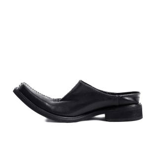 HUANXIANGZHE Composite Sole No Special Function Closed Toe Slippers Unisex Black