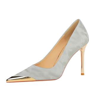 Bamiti Pu Slim Heel High Heels 10cm Women's