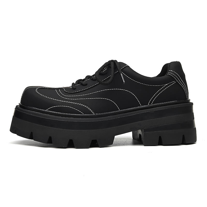 PINYI PINYI Microfiber Leather Casual Shoes Men's Black