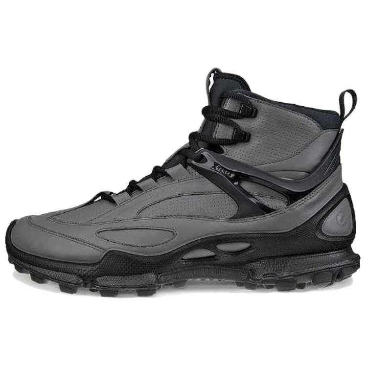 Ecco Ecco High top Outdoor Shoes Men's Gray Black