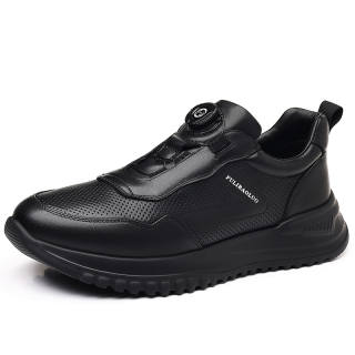 FULIBAOLUO Top Grain Cow Leather Casual Shoes Men's