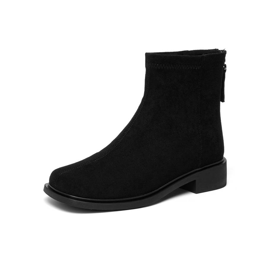 GEMEIQ GEMEIQ Stretch & Sock Boots Women's Black/Brown