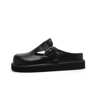 CHAOSHU Closed Toe Slippers Men's Black