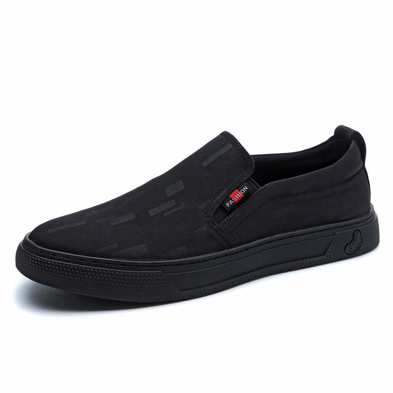 SENJIALUO Abrasion Resistant Slip Resistant Abrasion Resistant Slip Resistant Low top Casual Shoes Men's Black