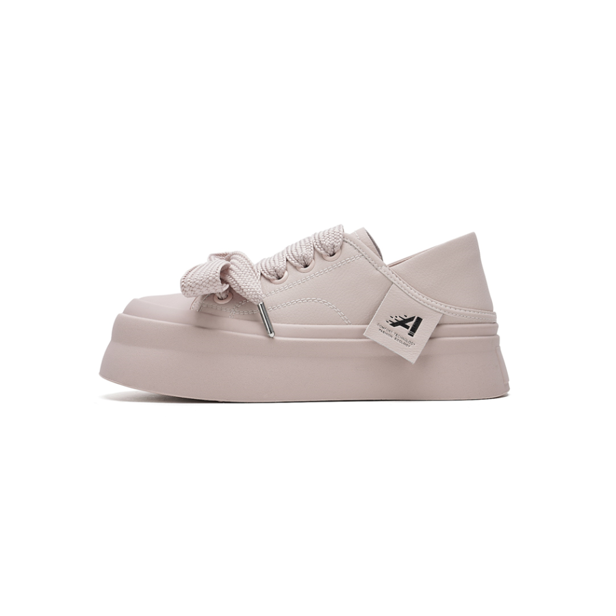 AOKANG Casual Shoes Women's Low Top Dusty Pink/Ecru