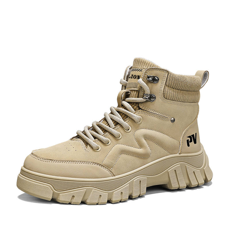 Tonlion Tonlion Short Mid Calf Combat Boots Men's
