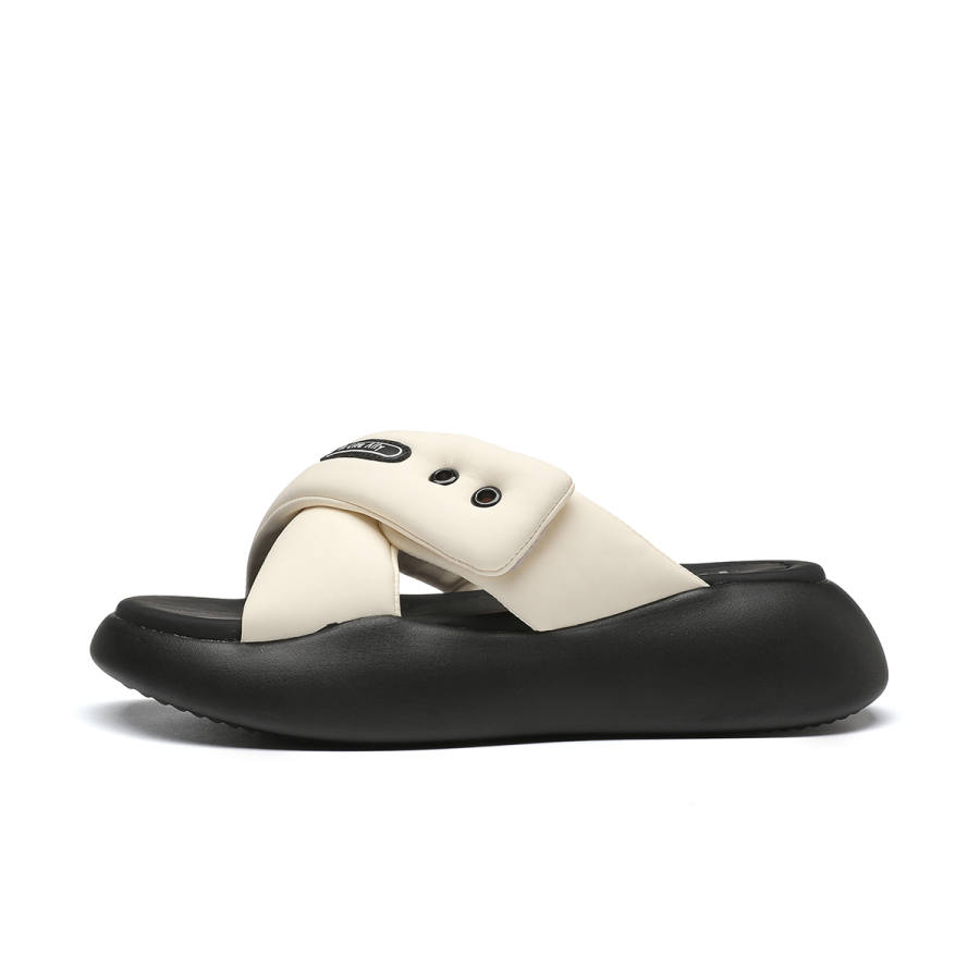 HLA Slide Slippers Women's White Black/White
