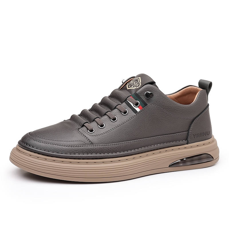 YIMINU Men's Casual Shoes Men's Low Top Black