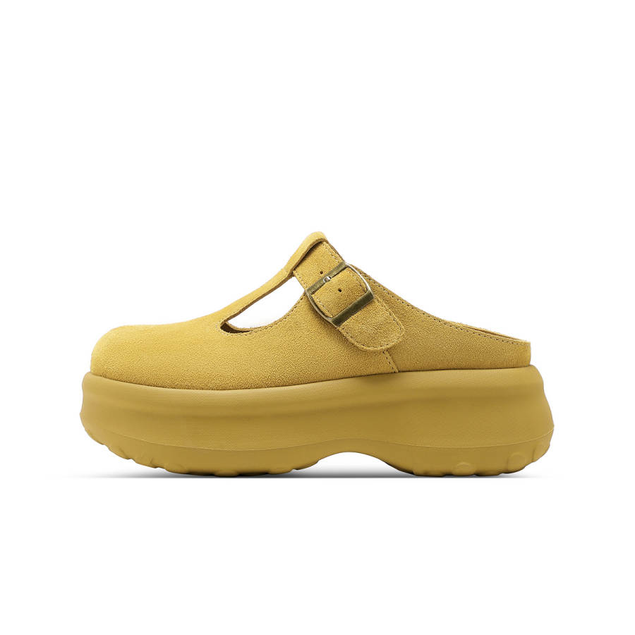 C°BANNER Odor Resistant Closed Toe Slippers Women's Yellow