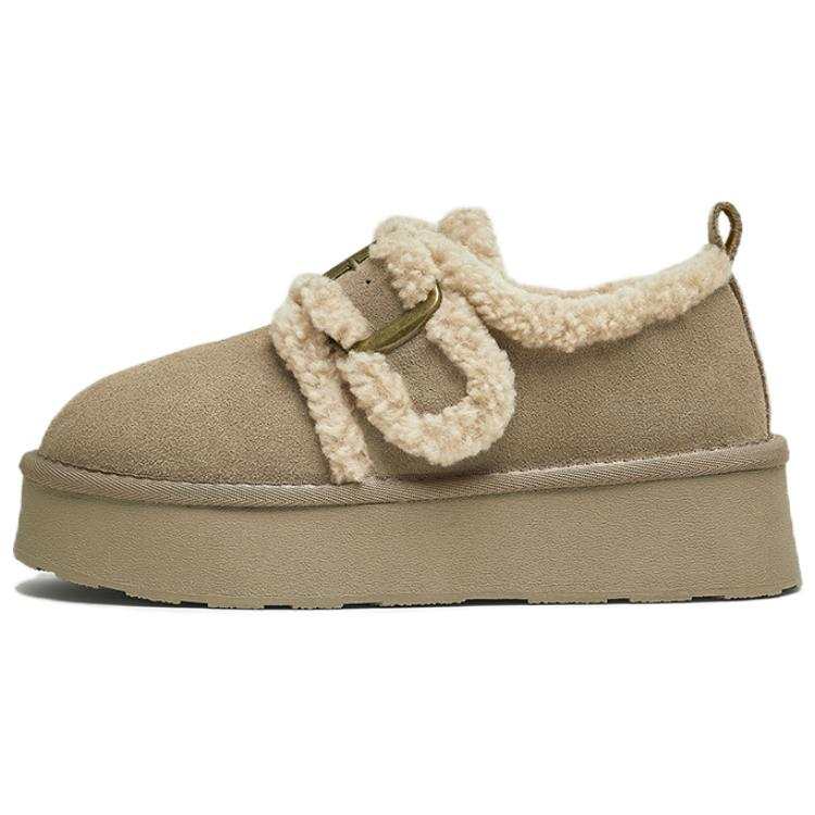 BASTO Cow Suede Thermal 7cm Snow Boots Women's