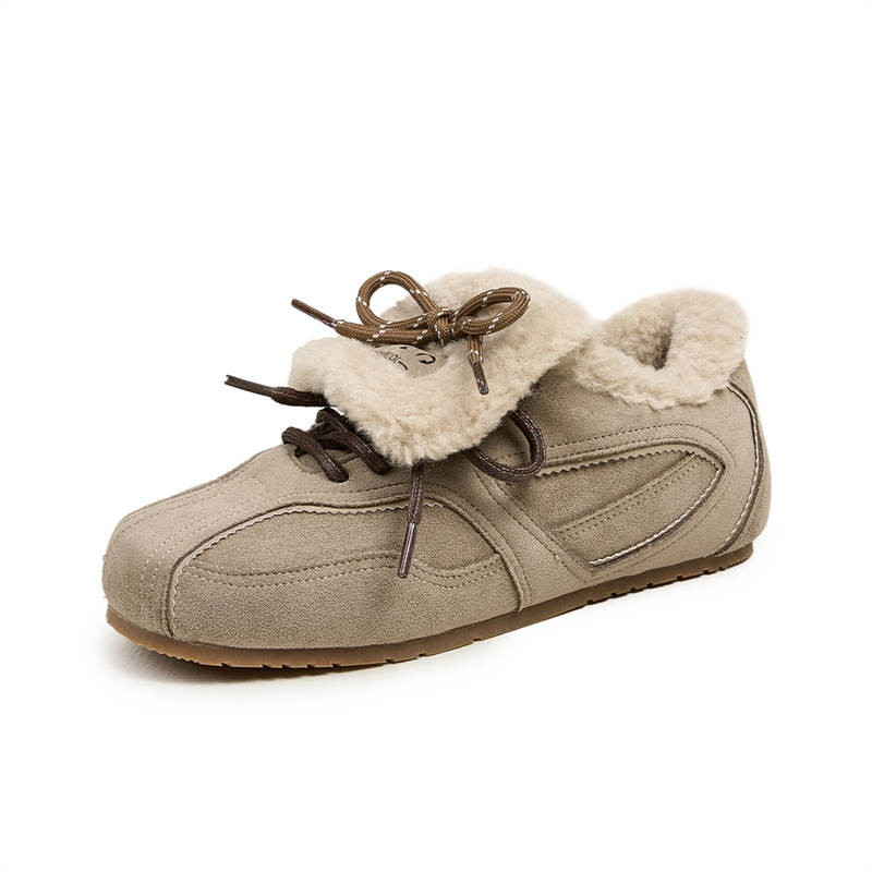 JOSINY Vintage Fashion German Army Trainers Snowfield Insulated Shoes Fleece Lined Outerwear Commute Thermal, Flap