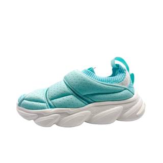 QIANJIN Fabric Slip Resistant Coverage Lightweight Low top Casual Shoes Women's Bright Green