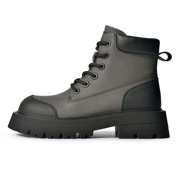 Reemoor Cow Split Leather Short Combat Boots Women's