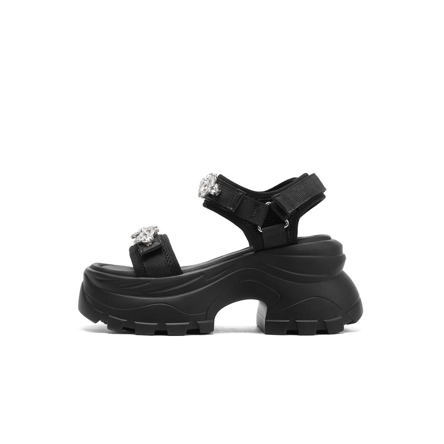 HARSON HARSON Textile, Synthetic Leather One Strap Sandals Women's