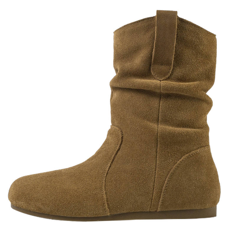 MIAOLV Cow Suede Ankle Boots 1.5cm Women's