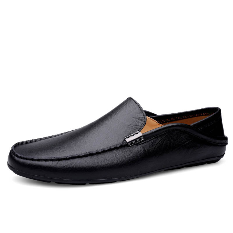 GONGNIULEITING Top Grain Cow Leather Casual Shoes Men's