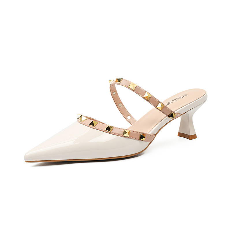 WESTLINK WESTLINK Studs Abrasion Resistant Closed Toe Slippers Women's