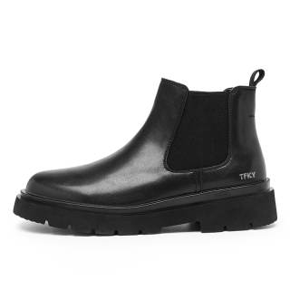 TFKY Short Chelsea Boots Men's Black