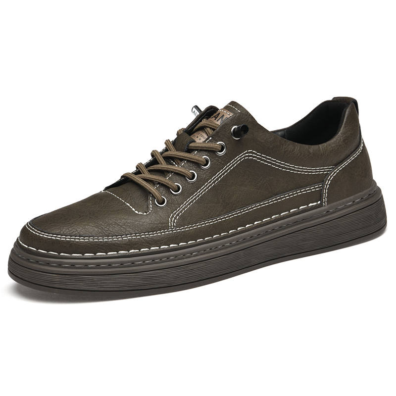 GONGNIULEITING Pu Slip Resistant Abrasion Resistant Slip Resistant Abrasion Resistant Low top Skateboard Shoes Men's