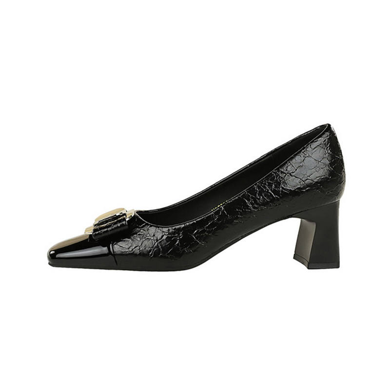 QITUMAUL Chunky Heel High Heels Women's