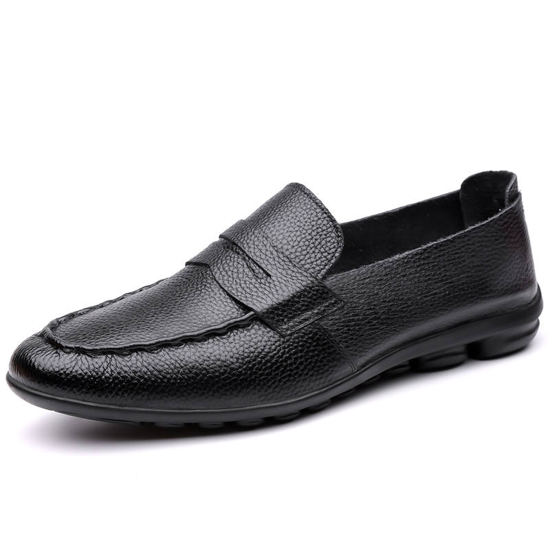 EGCHI Men's Casual Shoes Men's Low Top Black